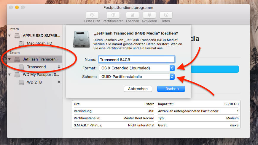 format usb for windows and mac
